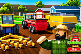 be roblox simulator developer, mining, farming , roblox full game development