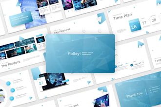 redesign fintech investor pitch deck presentation for startups on powerpoint