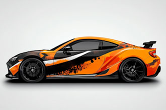 design professional vehicle wrap, car wrap, van wrap