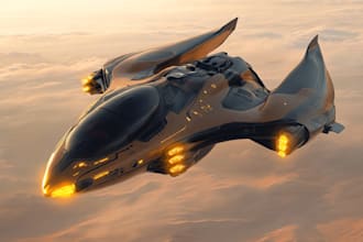 design spaceships and sci fi vehicles