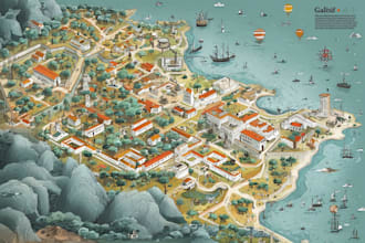 map illustration vector illustration vector map