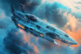 do sci fi spaceship design