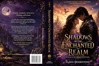 design custom kids book cover art epic fantasy romance book cover illustration