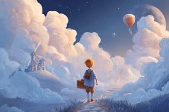 create professional children story book covers