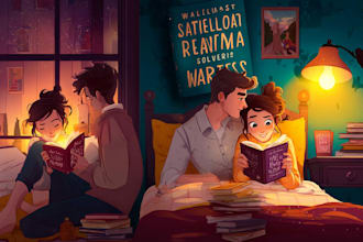 design emotional romantic book cover with cinematic art