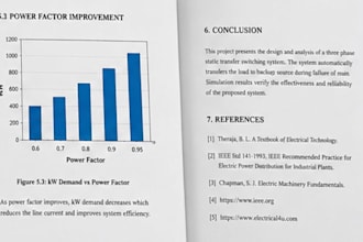 write electrical project reports