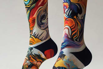 design custom and unique socks design