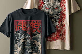 make japanese t shirt design