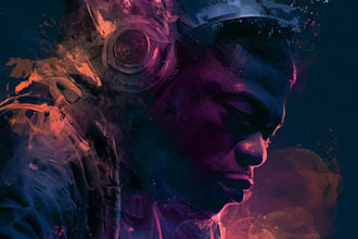 design awesome mixtape cover or album cover design