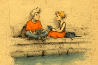 design childrens book illustrations and matching cover art