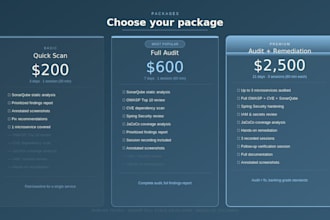 review your java codebase for security, bugs and code quality
