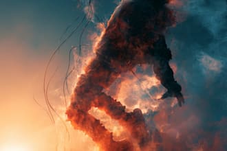 design creative album cover art or music artwork