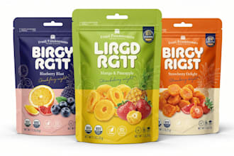 modern and professional packaging design