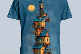 create anime streetwear and vintage design
