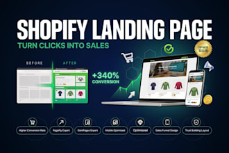 build a shopify landing page that converts