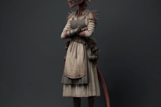 fantasy horror and fantasy horror character