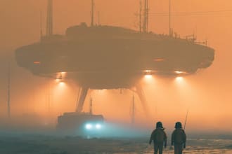 create star wars and sci fi illustration