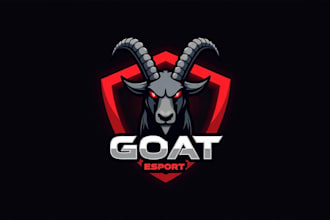 design outstanding goat head logo with express delivery