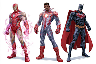 do a superhero comic