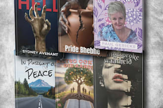 a professional book cover for print and ebook