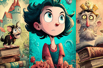 professional childrens book cover desig