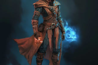 make a dnd art and dnd character art