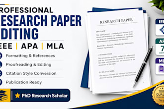 format and edit research papers in ieee, apa and mla style