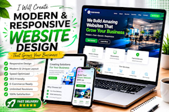 create responsive websites and custom software solutions