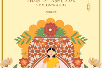 create modern invitation cards