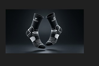 create custom sock designs, 3d sock mockups and sock animation
