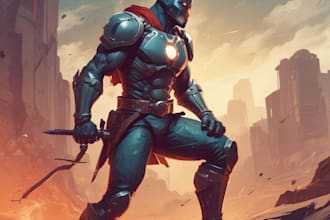 do a charcter of comic or design your comic character