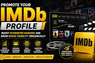 do imdb promotion grow your imdb starmeter ranking USA, UK,movie promotion