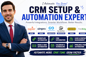 automate zapier integration simpro connecteam servicetitan workiz fieldedge crm
