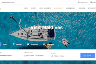 do travel and tourism websites, customize websites, retail shop app, web app