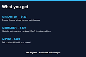 integrate ai and chatgpt features into your app or website