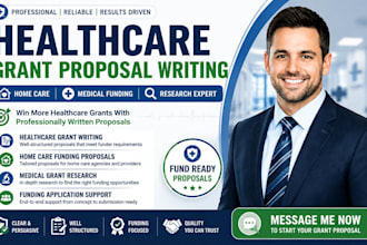 write health care grant home care grant proposal medical funding research expert