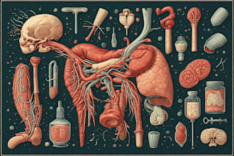 create anatomy, medical, and scientific illustration
