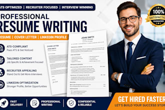 ats project manager resume letter and linkedin profile