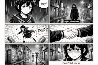 turn your script into professional manga comic pages