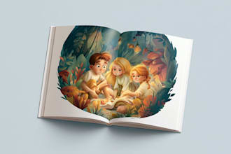 children book illustration and children book illustration