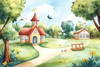 design children story book illustration