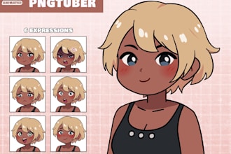 create a custom anime pngtuber avatar for twitch, youtube, discord veadotube
