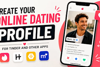 create your online dating profile for tinder and other apps