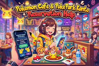 reserve pokemon cafe and pokepark kanto tickets in japan fast