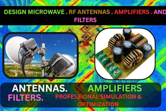 design microwave and rf antennas, amplifiers, and filters