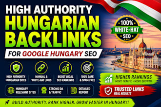 create high da hungarian backlinks for google hungary SEO