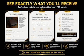 write SEO website copy that converts visitors into customers