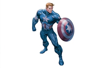 superhero character for comics