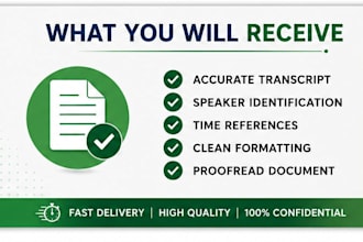 transcribe audio and video into accurate text
