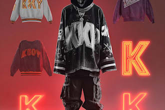 create amazing cartoon streetwear design